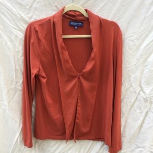 Jones New York blouse size XL. Dark pumpkin